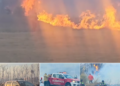Importante incendio en la zona serrana: investigan si fue iniciado de manera intencional