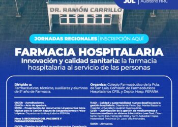 Inscripciones abiertas para las Jornadas Regionales de Farmacia Hospitalaria