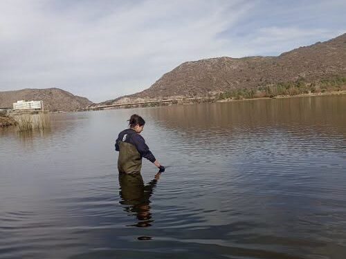 Fiscalizaron el agua de los diques Potrero de los Funes y Cruz de Piedra