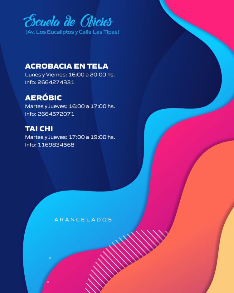 Juana Koslay invita a sumarse a los talleres del Centro Cultural y la Escuela de Oficios