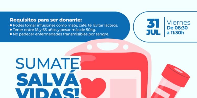 Realizan una nueva convocatoria para donar sangre