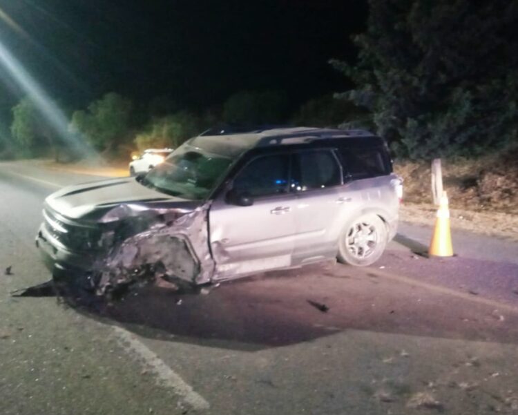 Choque y test de alcoholemia positivo en Autopista Los Puquios