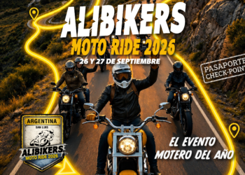 Miles de motos recorrerán las rutas de San Luis: Juana Koslay será el punto de partida de la ALIBIKERS MOTO RIDE 2026