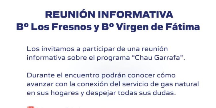 Atención vecinos de los barrios Los Fresnos y Virgen de Fátima