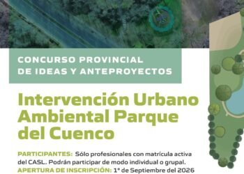 Abren inscripciones al Concurso de Ideas y Anteproyectos para la intervención del Parque Cuenco