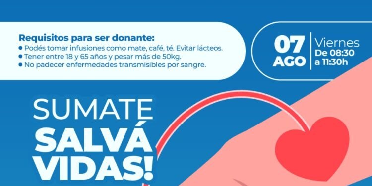 Lanzaron una nueva convocatoria para donar sangre