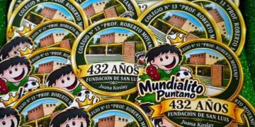 Historia, camisetas y fútbol: así se vive el “Mundialito Puntano” en el Colegio N° 13 “Prof. Roberto Moyano”