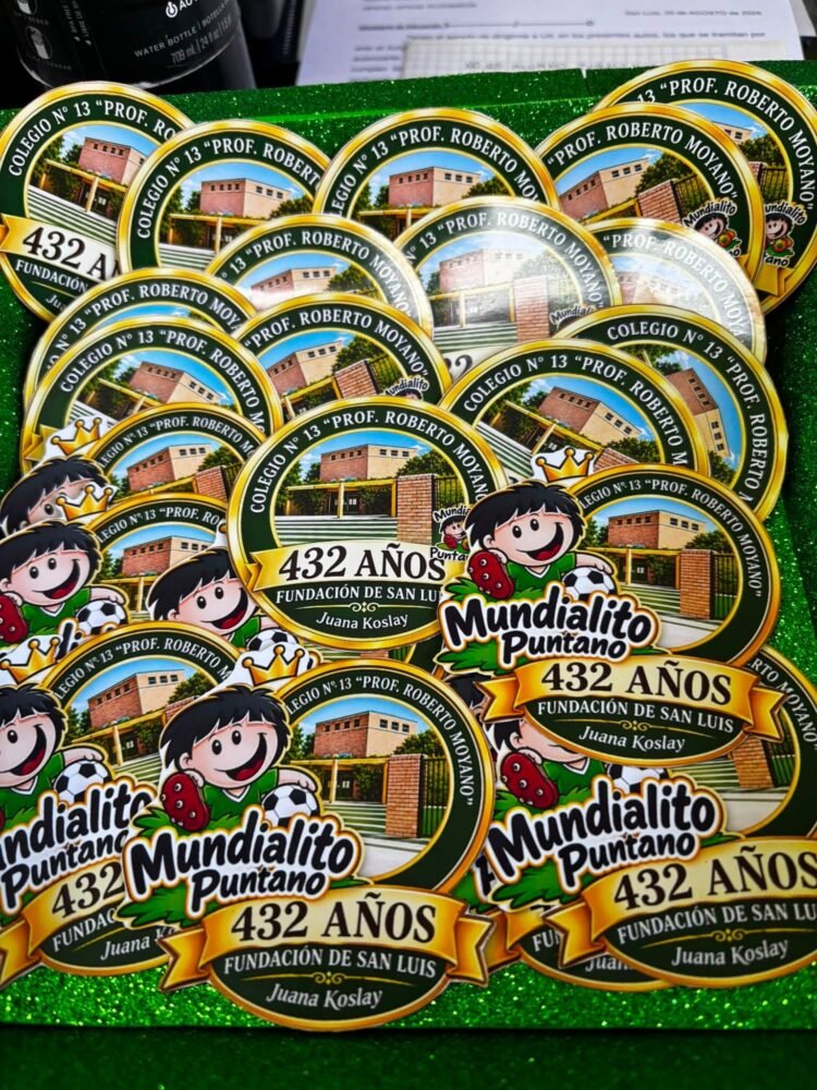 Historia, camisetas y fútbol: así se vive el “Mundialito Puntano” en el Colegio N° 13 “Prof. Roberto Moyano”
