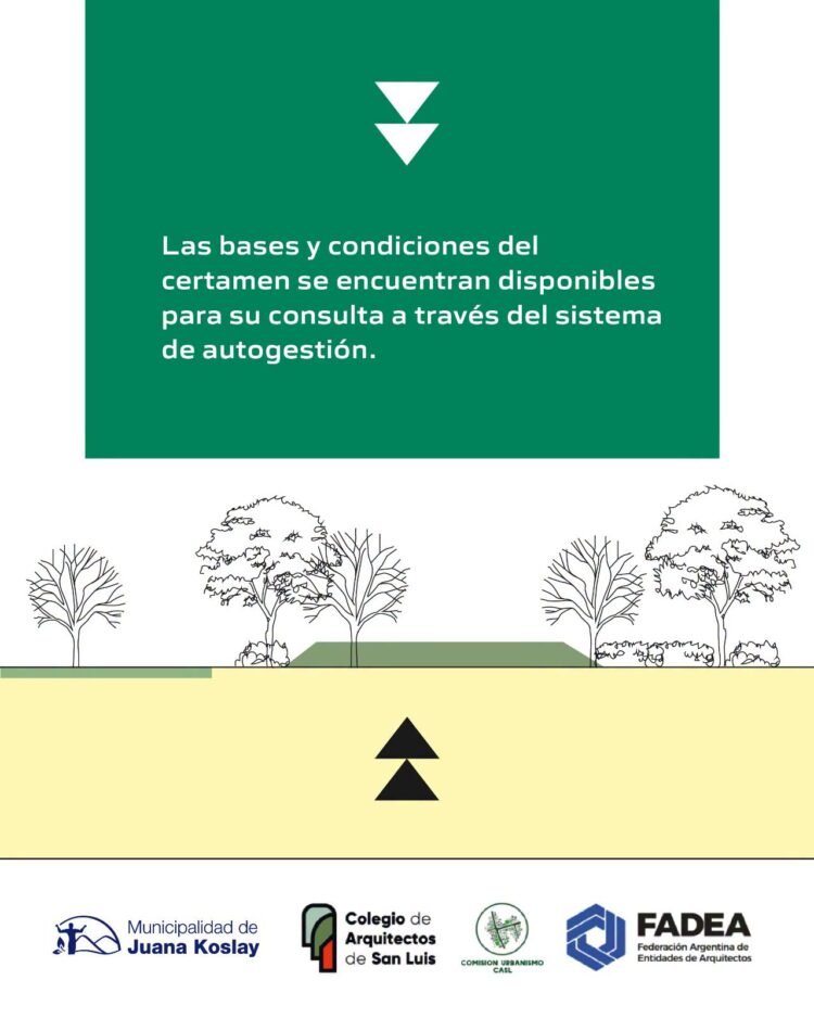Parque del Cuenco: Continúa la convocatoria de ideas para transformar el paisaje urbano de Juana Koslay