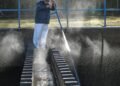 Realizan la limpieza de los floculadores de la Planta Potabilizadora