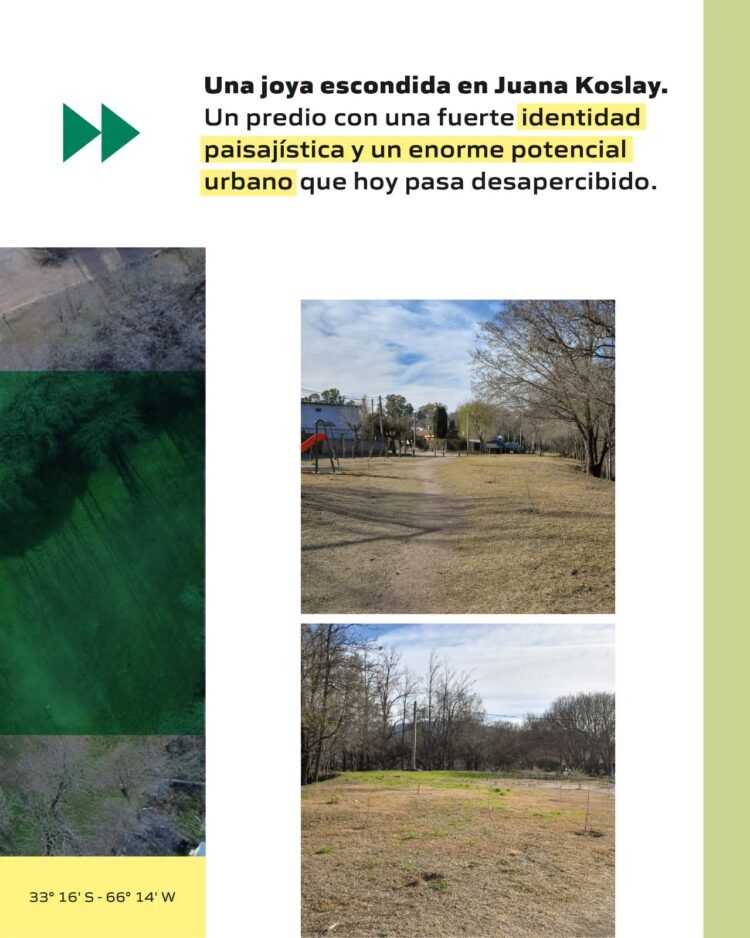 Parque del Cuenco: Continúa la convocatoria de ideas para transformar el paisaje urbano de Juana Koslay