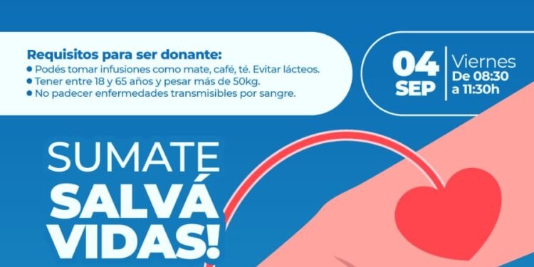 Este viernes habrá una nueva convocatoria para donar sangre
