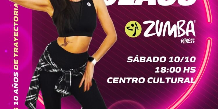 Master Class de Zumba en el Centro Cultural