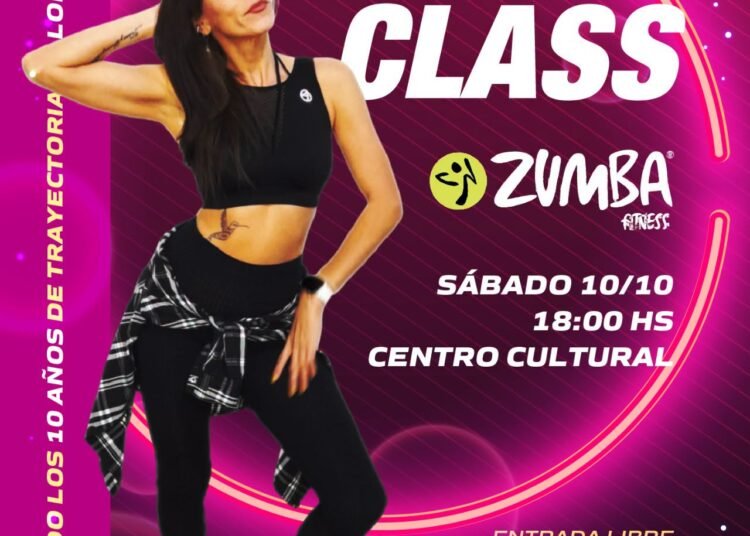 Master Class de Zumba en el Centro Cultural