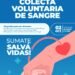 Realizarán una nueva convocatoria para donación de sangre