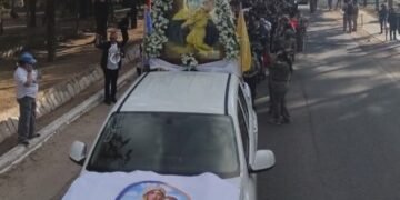 Se realizó la 28º Caminata Familiar Mariana en Juana Koslay