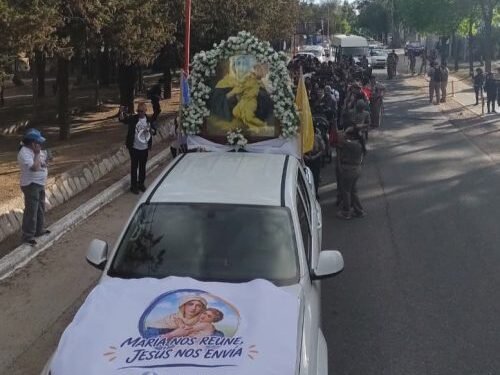 Se realizó la 28º Caminata Familiar Mariana en Juana Koslay